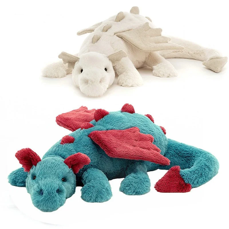 Swag Green Evil Dragon Plush Toys Stuffed Pterodactyl Dinos Flying Wings White Dragons PLushies Dolls