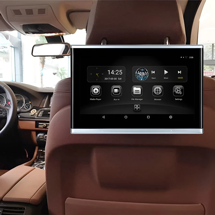 Manufacturer 10 Inch Smart Android Car DVD Seat Back TV Headrest Monitor With Wifi