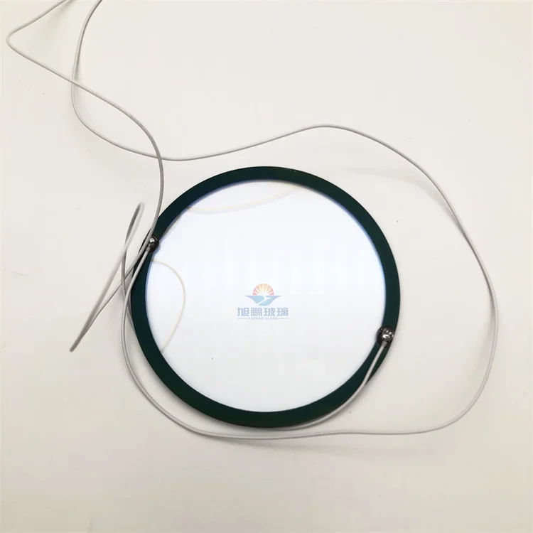 Conductive glass ribbon wiring, solderable points, ribbon interfaces, electrification, and customizable resistors