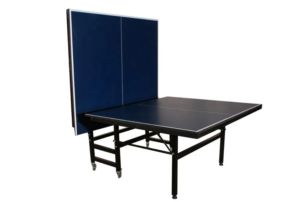 Настольная теннисная настольная игра черного цвета семейная Веселая игра складной стол для пинг-понга с колесами
