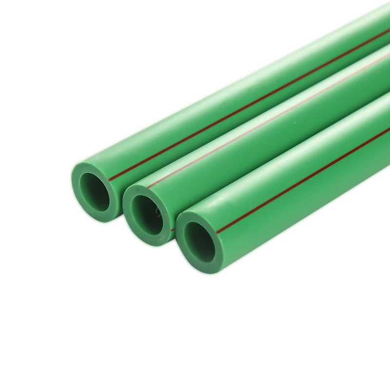 China Factory Wholesale Irrigation Ppr Water Pipe Pn20 Green Color Pure Ppr Pipe