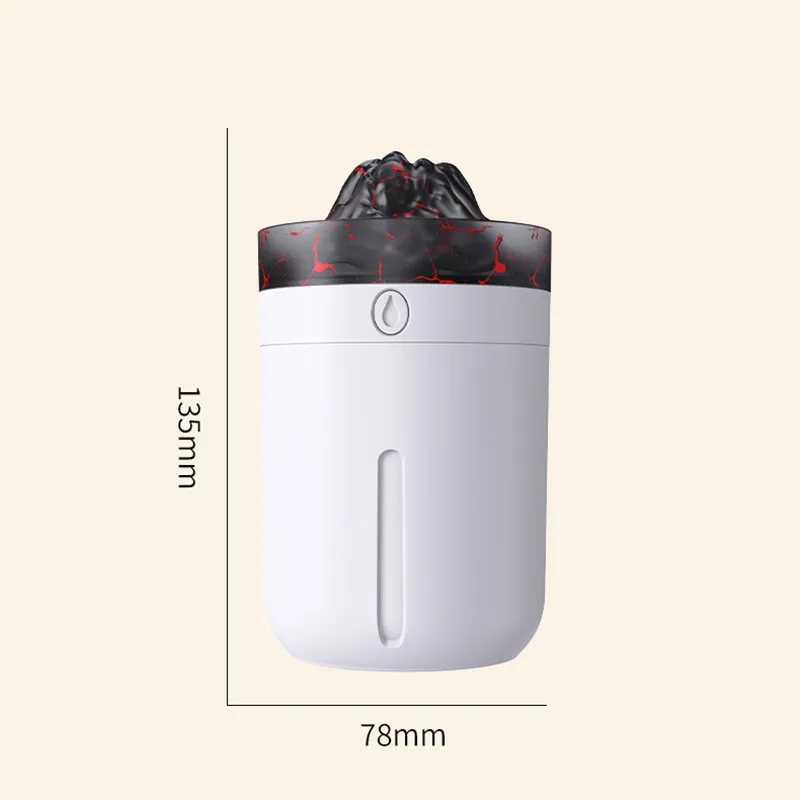Hot Sale Portable Mini 330ml H2o Room Atomizer Car Humidifier Led Colorful Light Usb Air Humidificador De Aroma Scent Diffuser