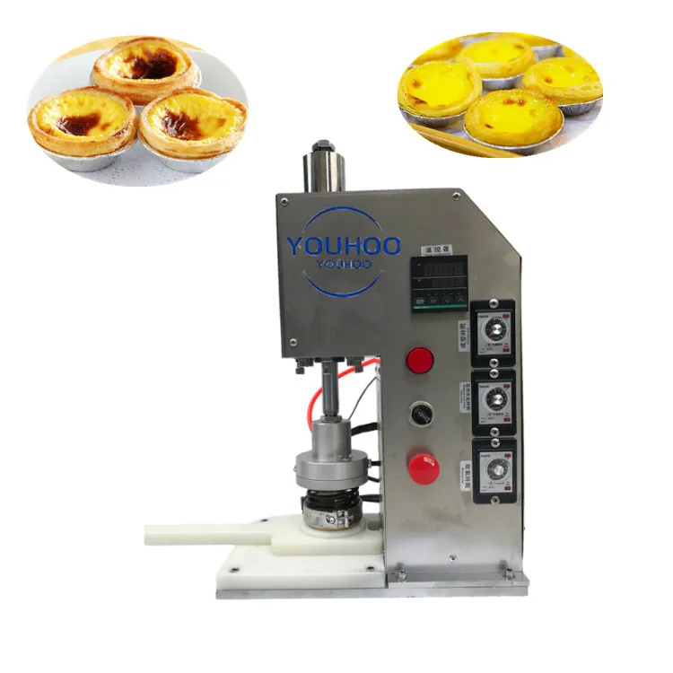 Durable yogurt tart press machine egg tart skin shell press pie tart shell shape maker with easy operation