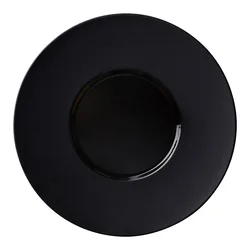 Restaurant Black Matte Plates, Hosen 28 ceramics Manufacturer, Black Dinner Plate&