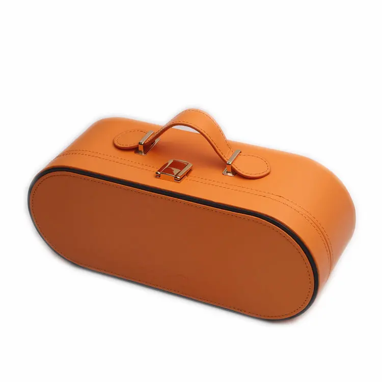 New luxury personalized size oval microphone box Beauty instrument packaging box with sponge foam and handle