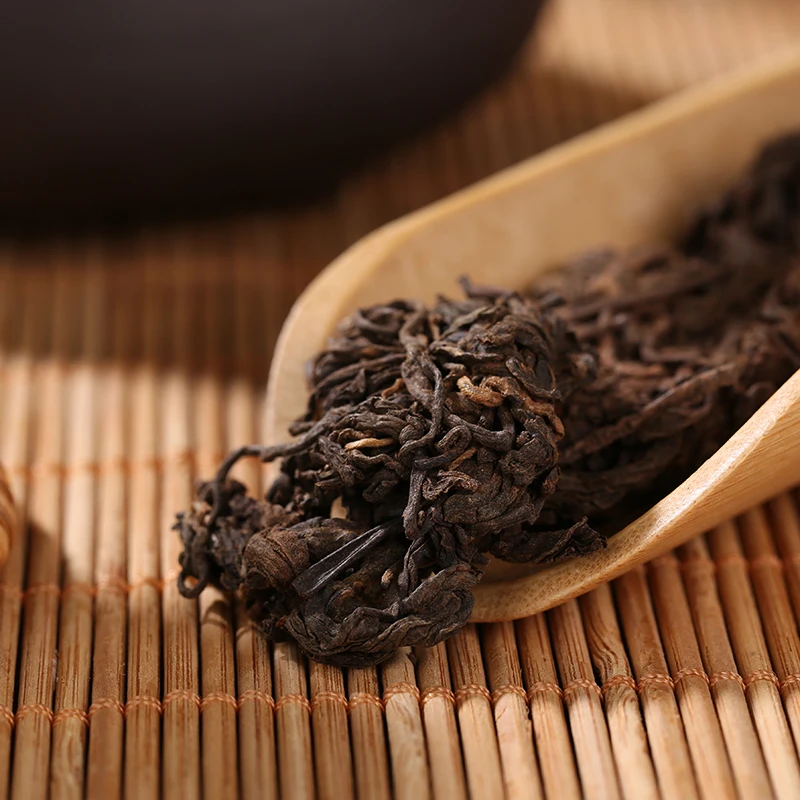 
2013 years mellow taste laochatou puer tea,fermented yunnan puer tea 
