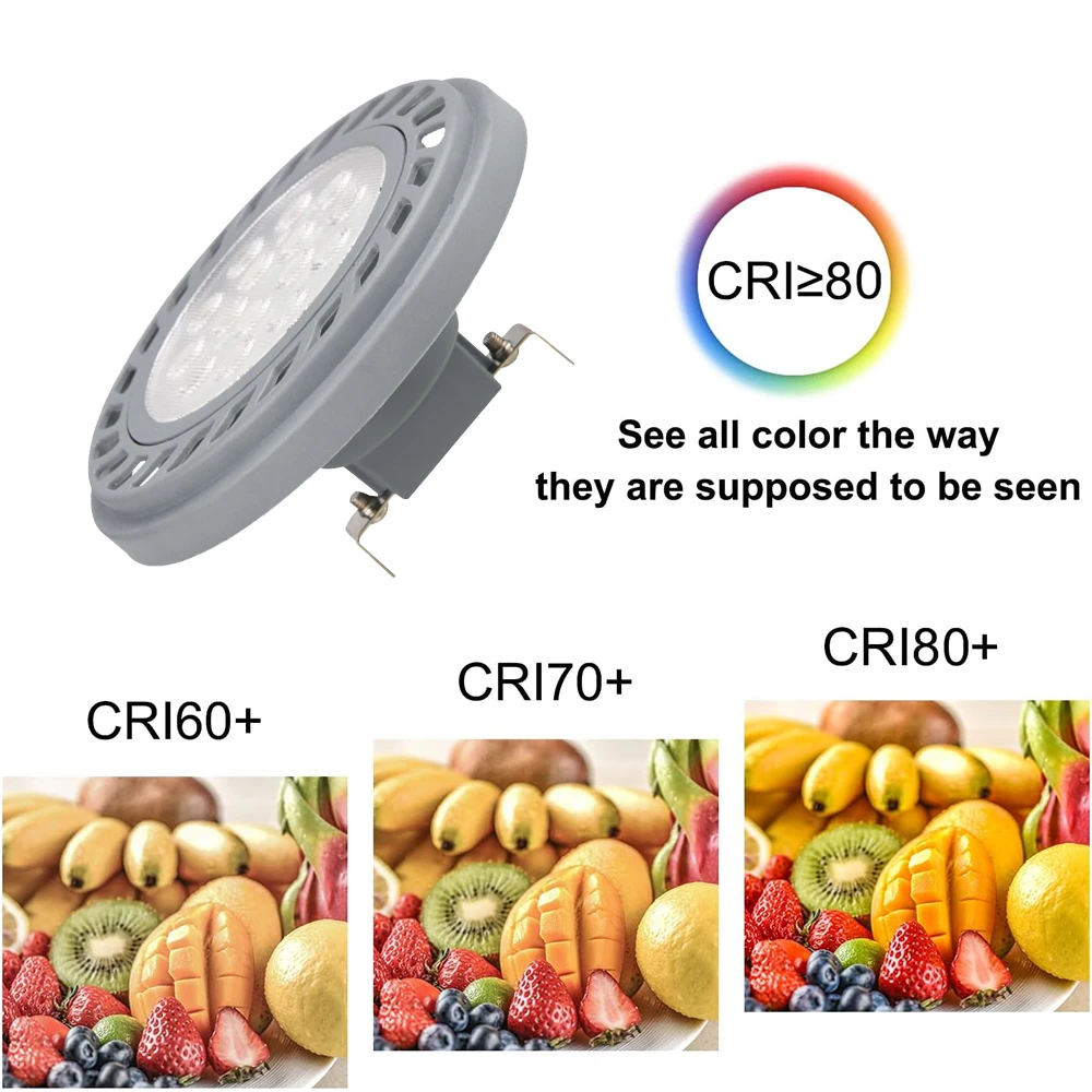 AC/DC 12V Gu10 AR70 SMD Downlight gx53 Lamp 3000K/4000K/6000K Ar111 Led Spotlight AR111 Led Bulb LED Ar111