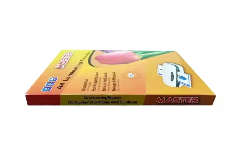 China Factory wholesale Plastic Film A4 3mil Laminating Pouches A4 A3 100mic 125mic 5mil laminating film FOR photo protect