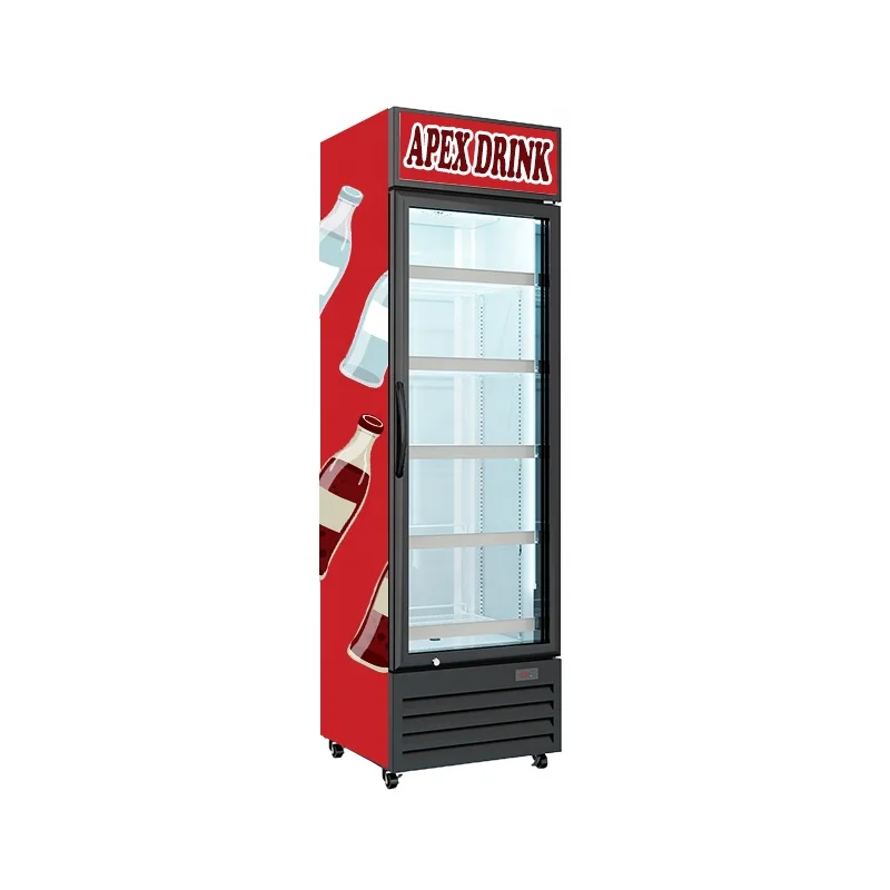 Вертикальный дисплей для напитков