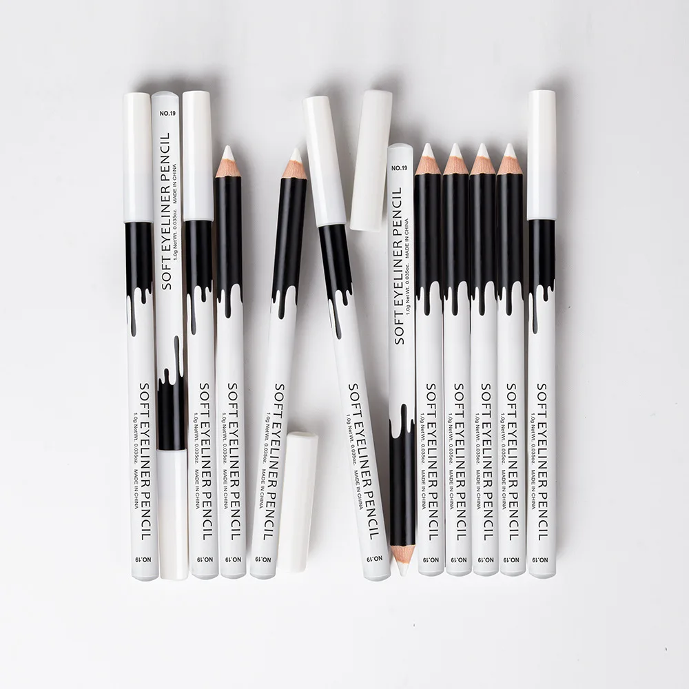 MENOW white eyebrow eyeliner pencil soft eye liner highlight silkworm pencil easy to draw makeup pen P112