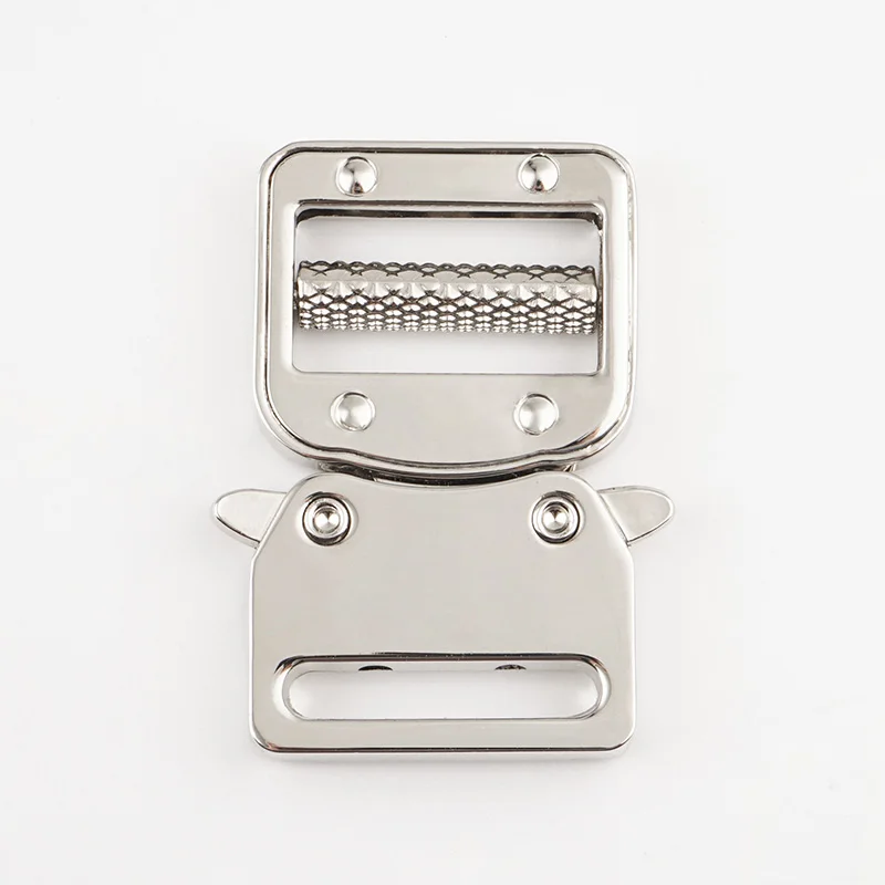 Wholesale Tactical Vest Buckle 1 Inch Side Tactical Quick Release Belt Buckle 25mm Silver Tactical Buckle for Dog Collar
