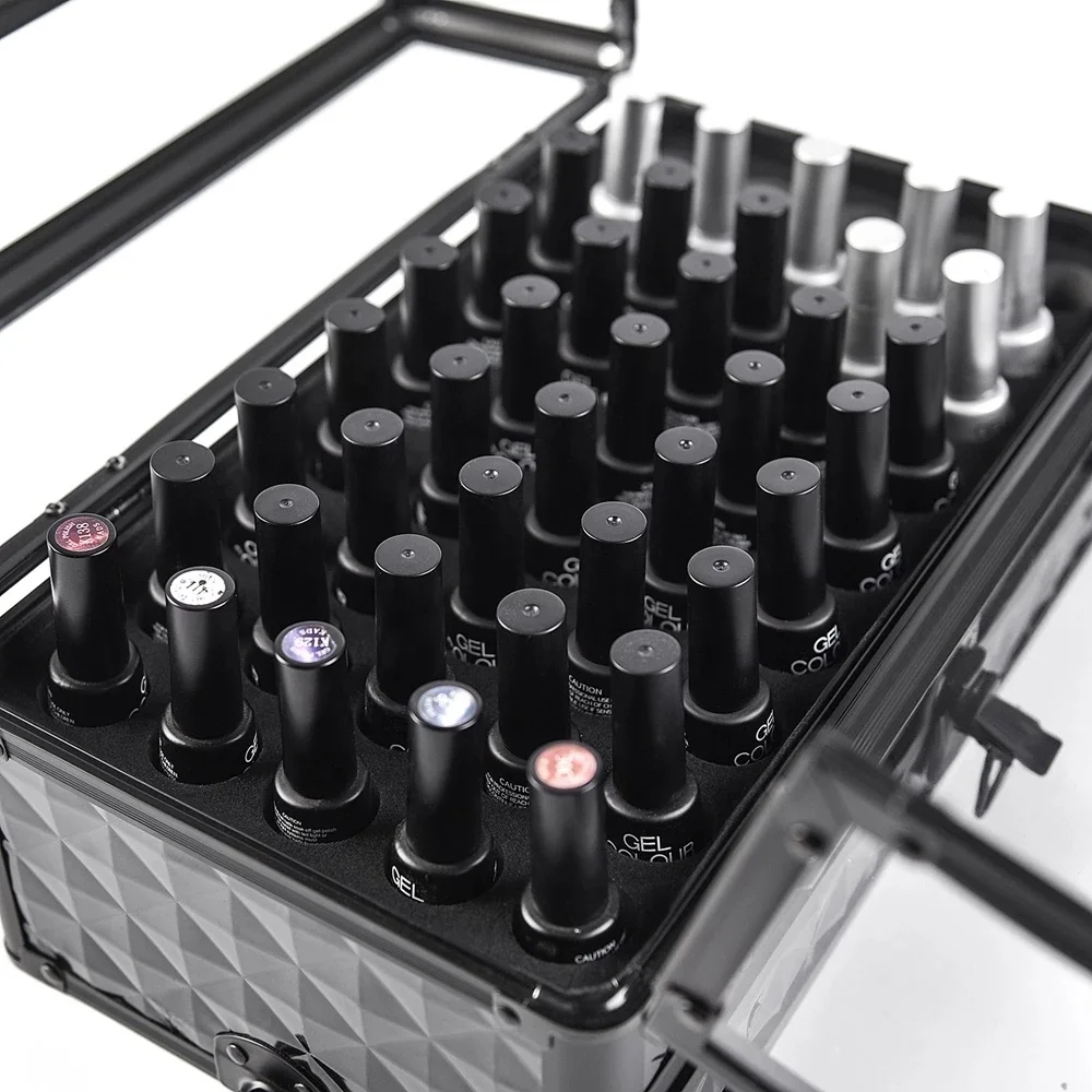 Manicure Makeup Organizer Box High Quality Outing Travel Cosmetic Bag Suitcases Nail Art Storage Box