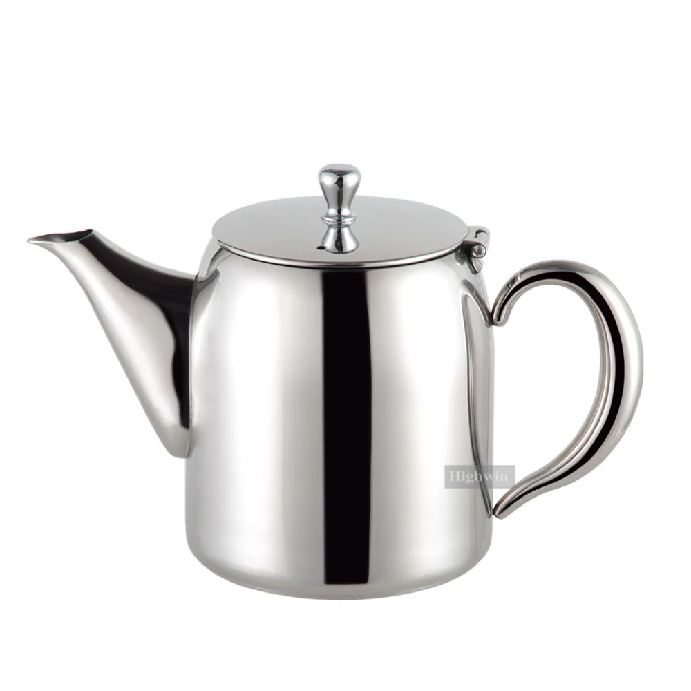Custom Logo Iso9001  1500ml  Stainless Steel Single Wall Restaurant Holtel Tea Pot