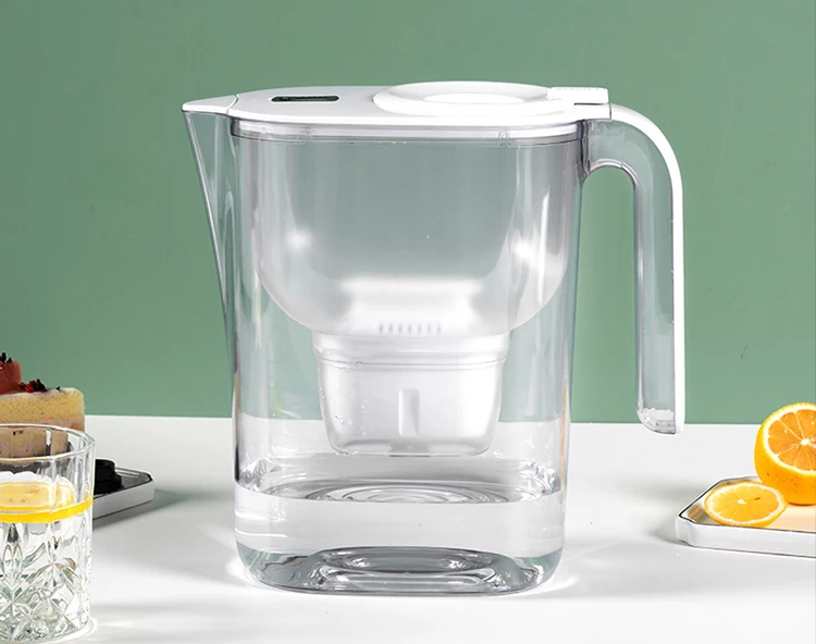 Food Grade Material 3.8L Large Capacity Long Life Filter Element 0.15L/Min Water Filter Pitcher