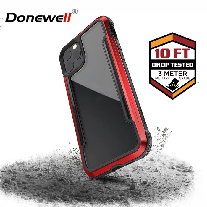 Defense Shield for iPhone11 case suitable anti-fall mobile phone case metal protective cover