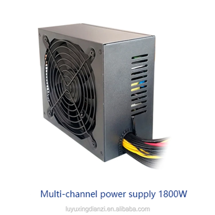 Многоканальный Майнинг-компьютер ATX Power Supply1800W для Eth Btc