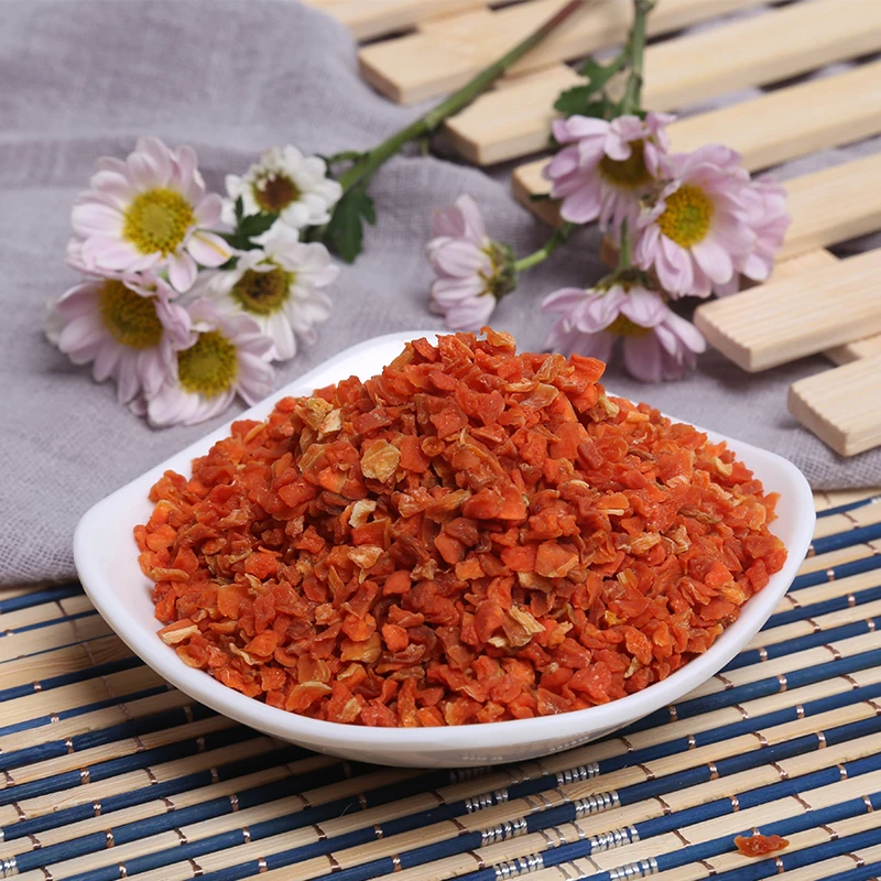 Factory direct Wholesales 2023 new crop bulk dehydrated carrots top quality dried carrots healthy food dehydrated carrot chips