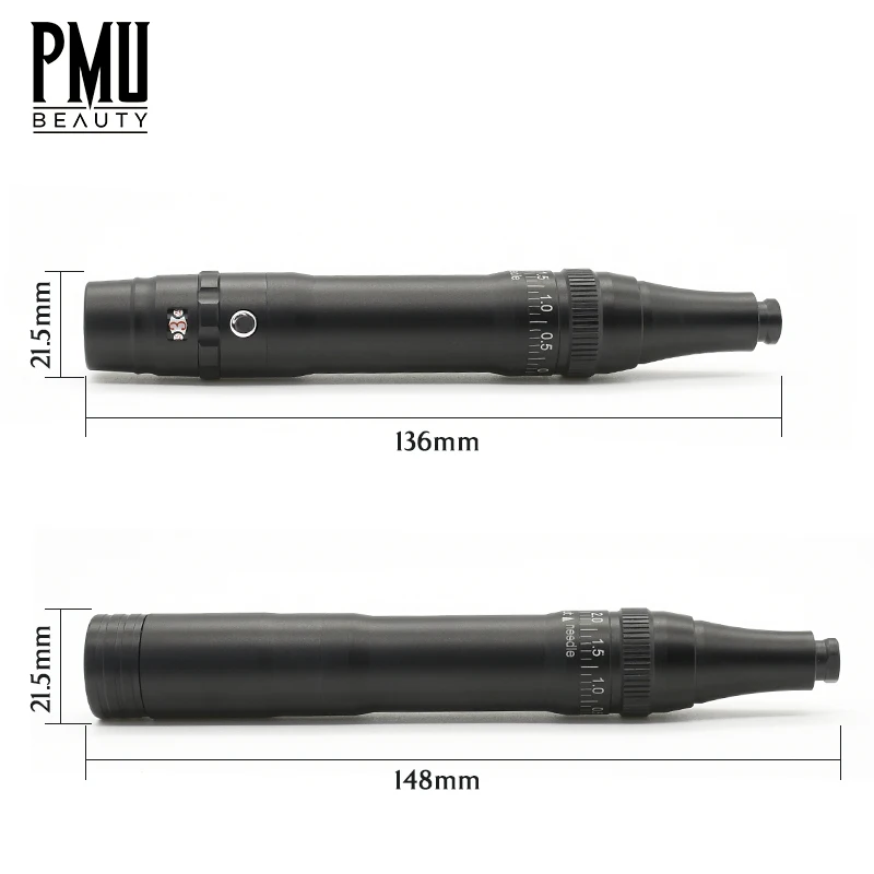 Professional Black Hand Holder Wireless Battery Eyebrow Lip Tattoo Machine Makeup Device Machine Pen