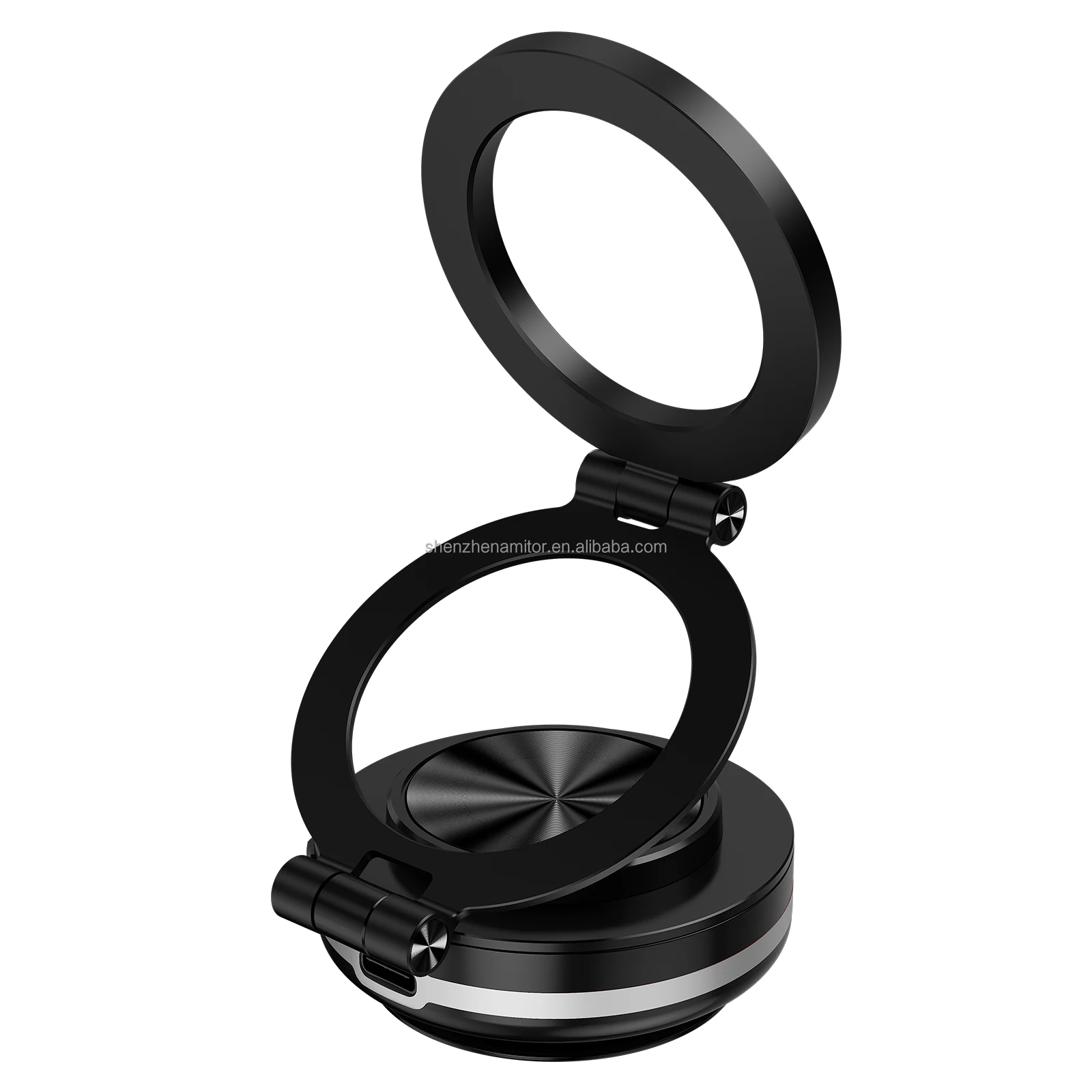 C2 triaxial folding adsorption switch key magnetic mobile phone stand N52 strong magnetic adsorption 360° endless adjustment