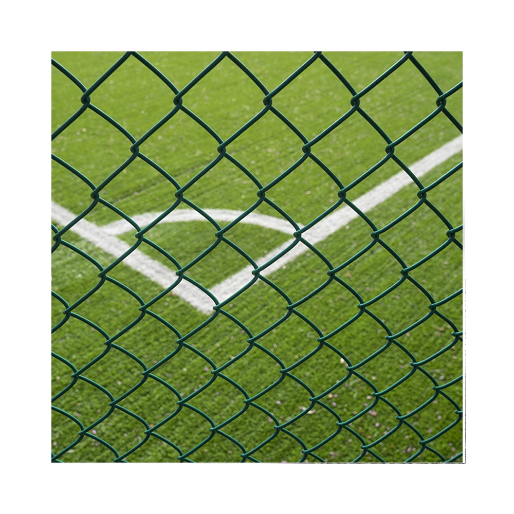BOCN  Factory ECO FRIENDLY Woven Powder Coated flex fence system Chain Link Fencing for Football Pitch