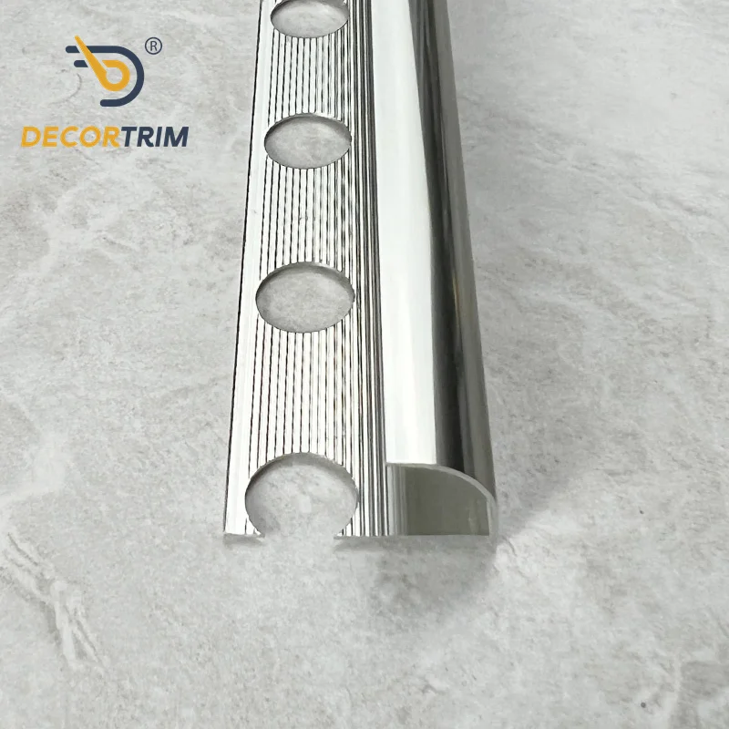 Prolink Metal Factory YJ-019 Wholesale Price Tile Accessories Decorated Metal Tile Strip Wall Ceramic Corner Aluminum Tile Trim