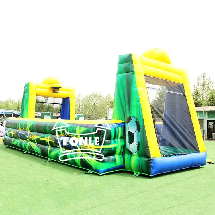 Спортивные игры на открытом воздухе коммерческое Надувное футбольное поле для продажи