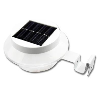 
Easy to install Solar Powered Portable Sensor Round High power 3*LED Waterproof Garden light for courtyard 