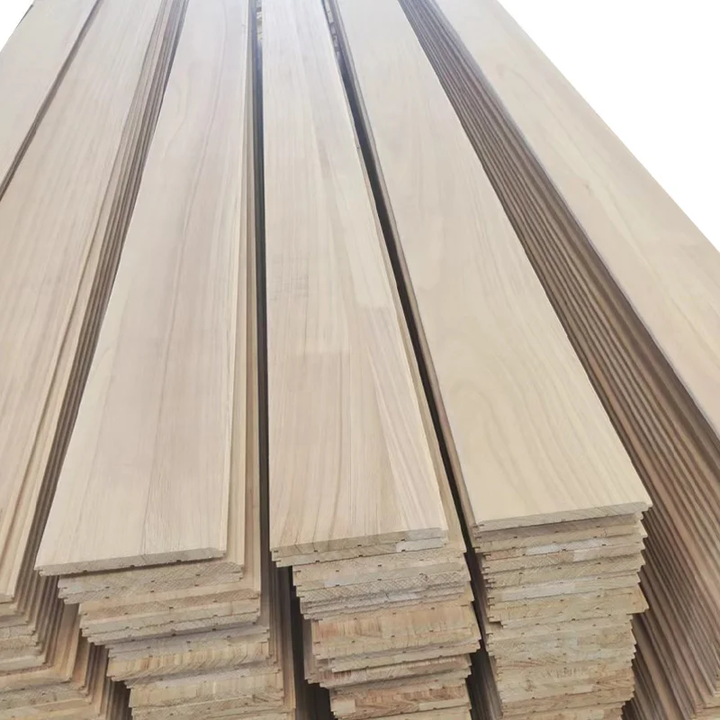 Factory produces solid wood panel wall panels for interior decoration