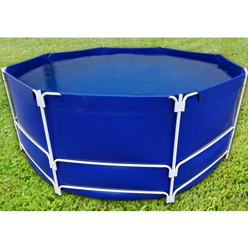 Factory direct sale drum filter aquaculture tank with windows for outdoor and indoor fish farm tanks