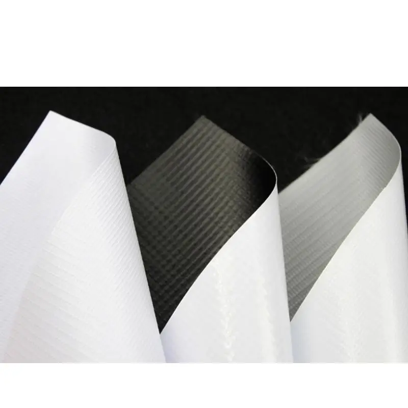 Factory Price High Quality Large Format Black Back PVC Banner Digital Printing Frontlit PVC Flex Banner 440GSM