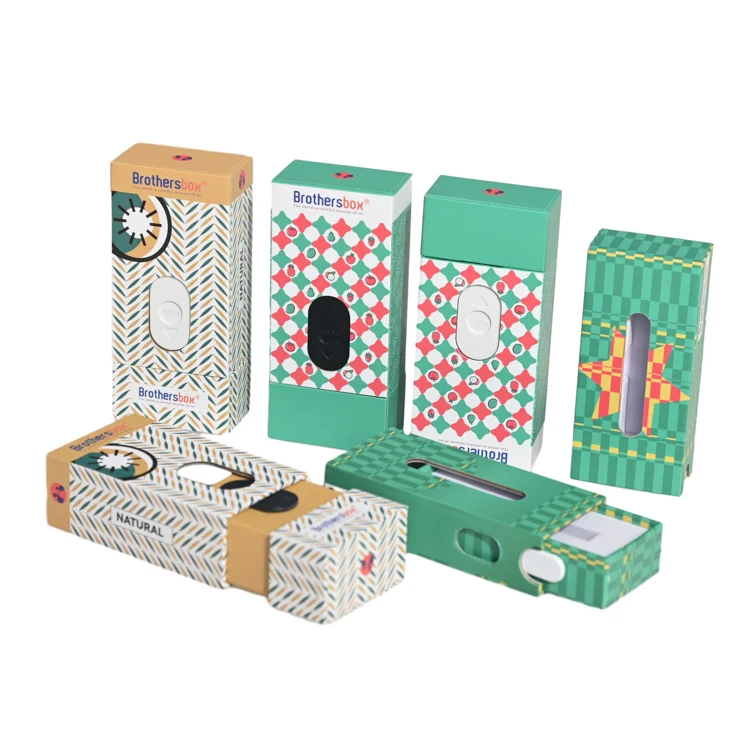 Manufacture Personalized Blank Cigarette Boxes Custom Pre Roll Box Child Resistant Drawer Cardboard Childproof Box