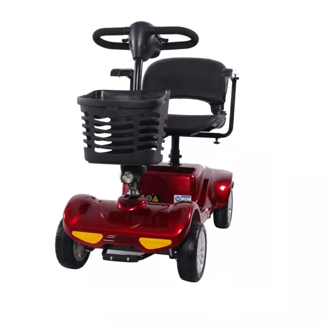 Двухместный инвалидный Электрический мобильный скутер с 4 колесами