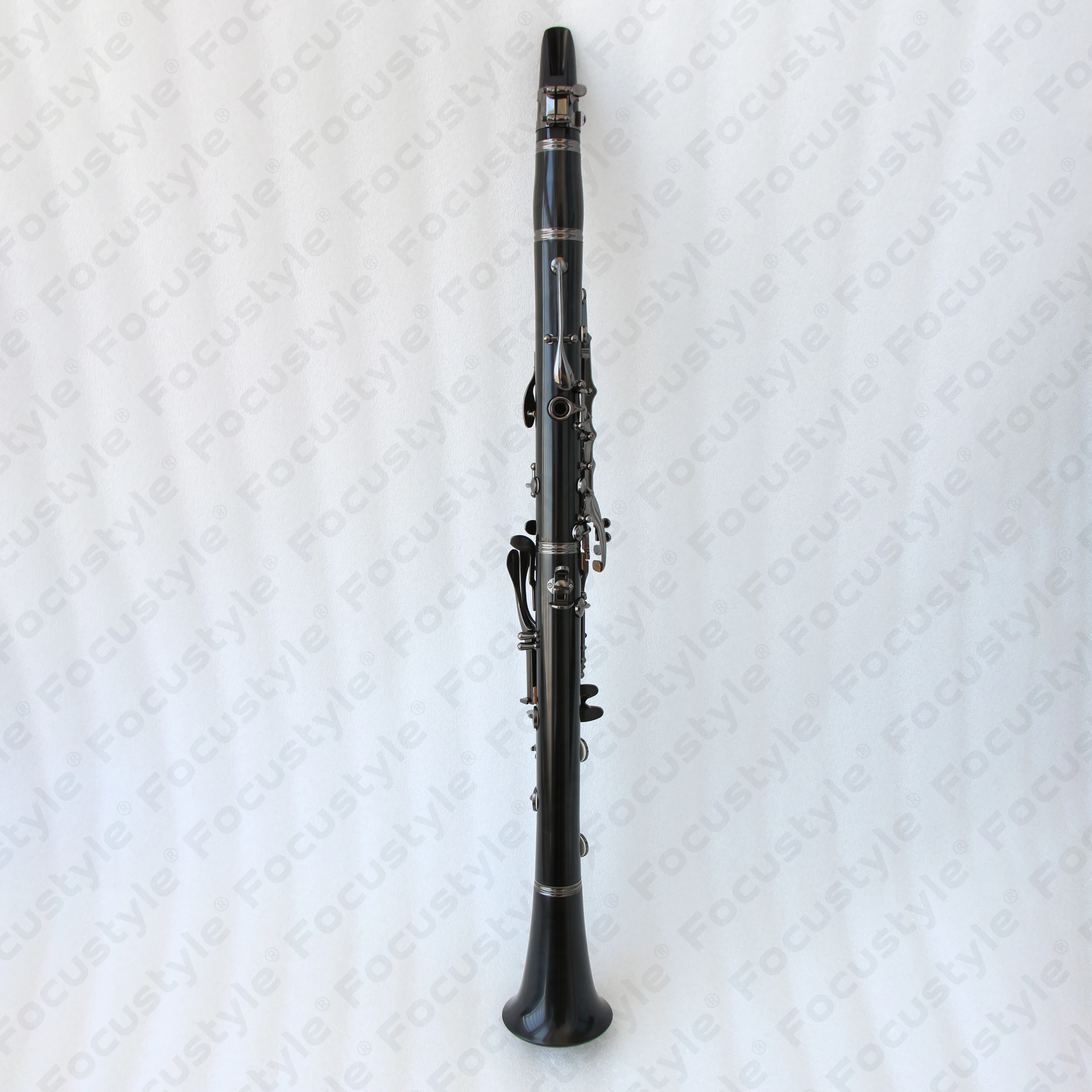 High quality and cheap price black nickel plated metal musical instruments BB clarinet with reeds mouthpiece accessories and pad