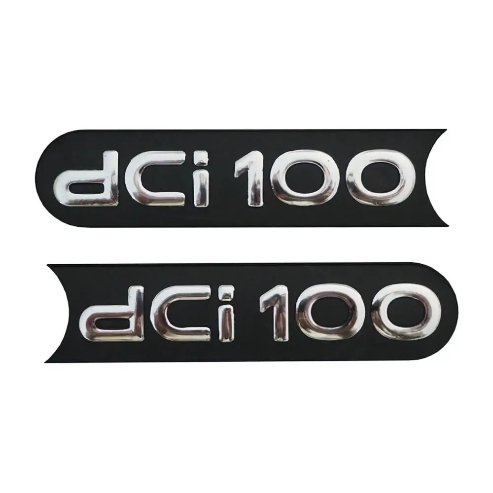 BSP567  2 Pieces Black dci 100 Badge Monogram Emblem Bross Auto Parts Made In Turkey