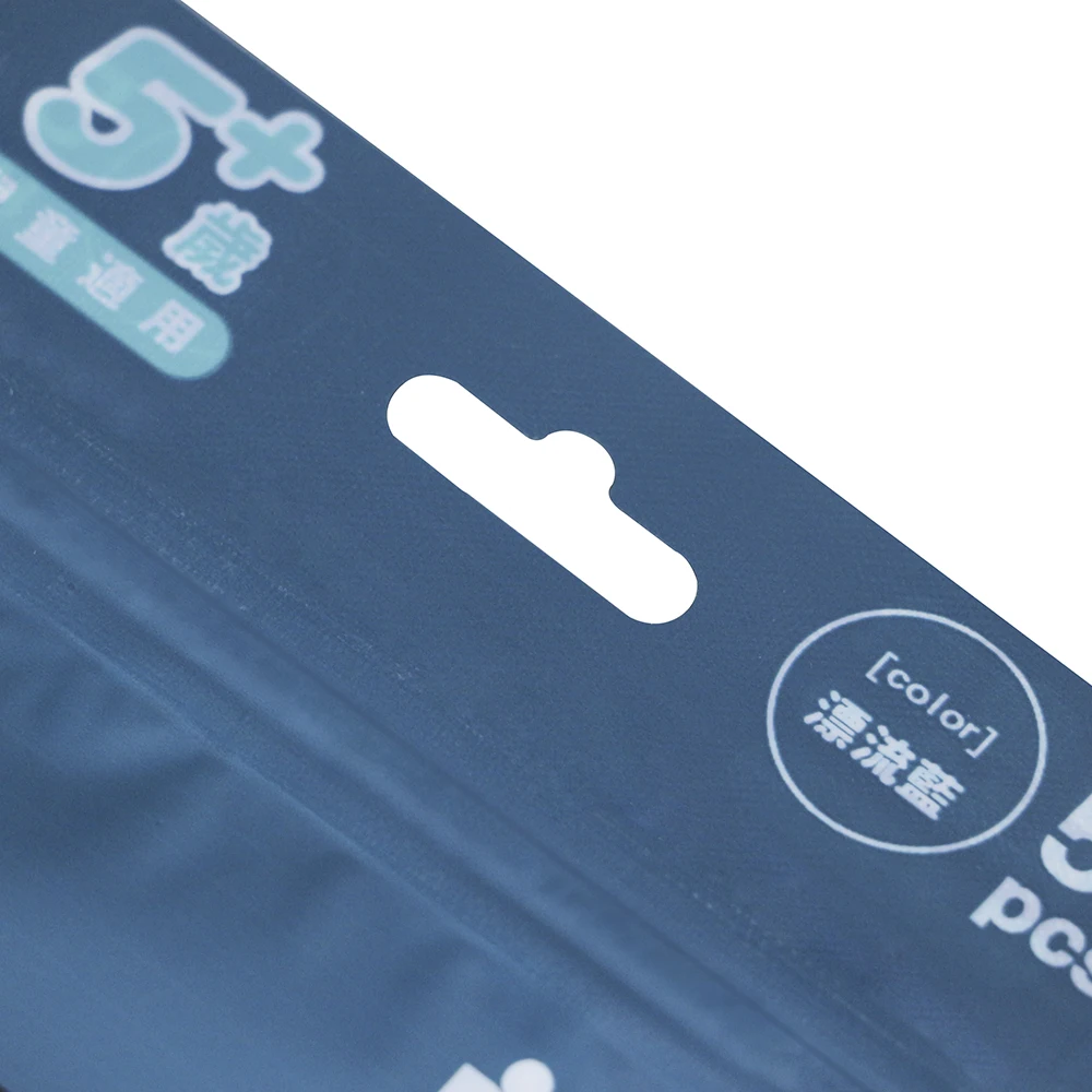 Customizable Size Eco-Friendly Frosted Matte PE Recyclable Plastic Zipper Bags Clothing Mask Packaging Window Industrial Use