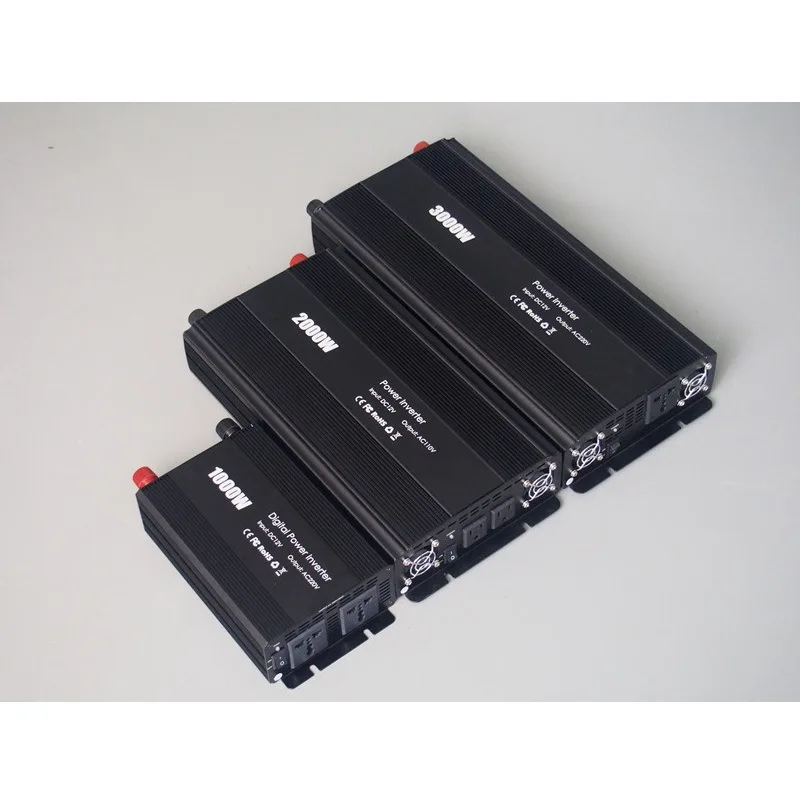 Shenpu 3000 Вт от 12 В до 220 В переменного тока Чистая Синусоидальная волна Инверторное зарядное устройство