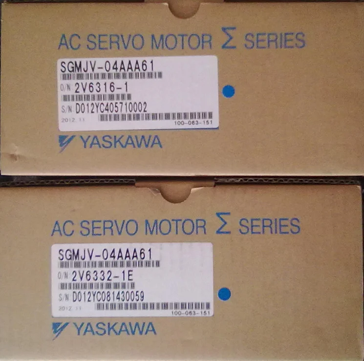 
Manufacturer Professional Yaskawa Eletric AC Servo Drive Motor SGMJV-04AAA21 Servo Motor 
