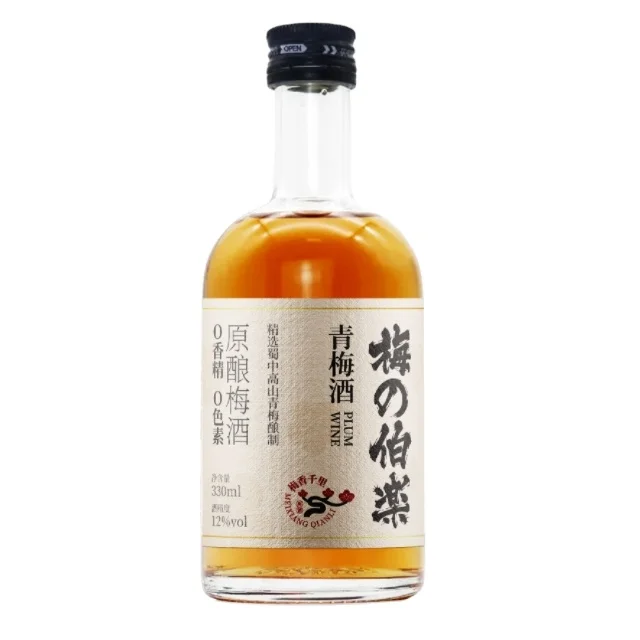 Selected green plum wine brewed from Sichuan high mountain green plum, 0 essence, 0 pigment