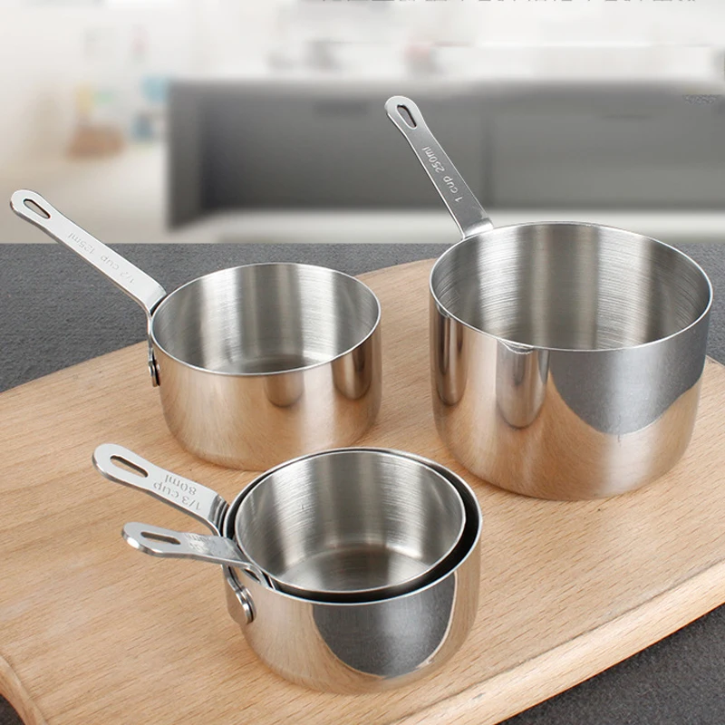 Mini Cup Container for Serving Milk Coffee Cream Salad Dressing Stainless Steel Gravy Pourer Dish Salad Dressing Server