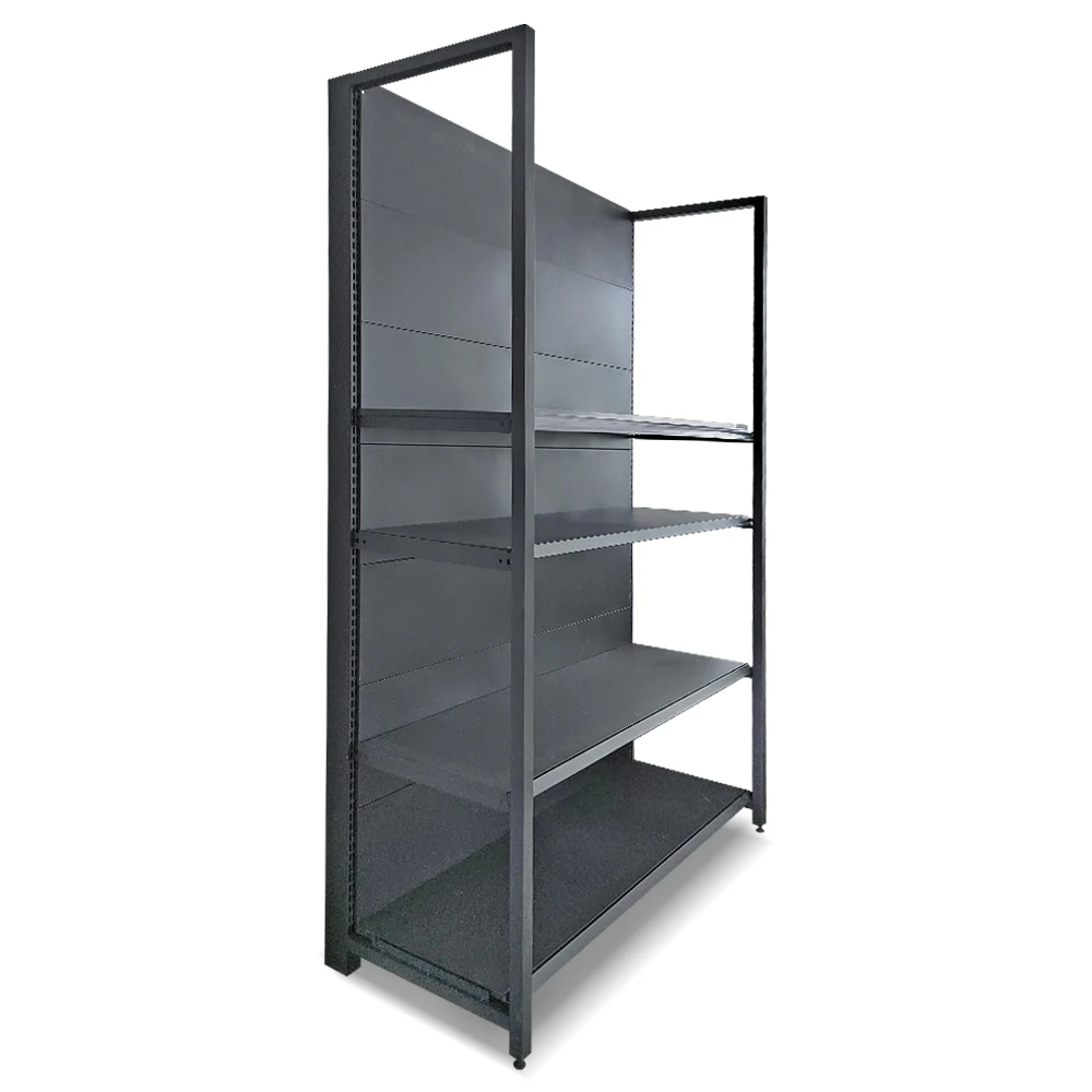 Well Designed Grocery Shelves Wall Side Supermarket Rack Retail Store Shelf