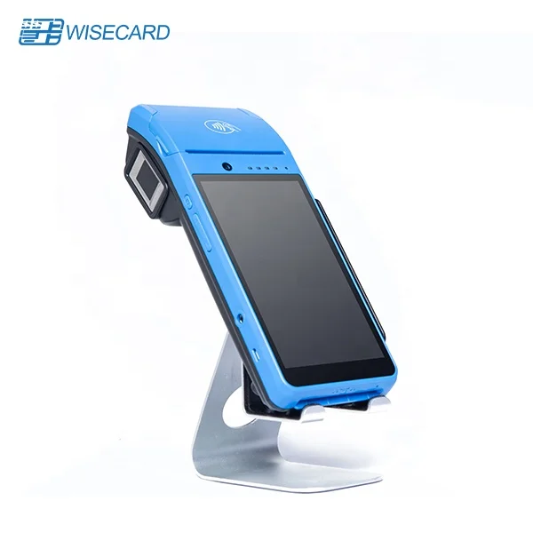 Wisecard T90 cheap price Portable Mobile 4G Android Handheld Pos Terminal Ticketing POS system With Printer for Mobile Payment