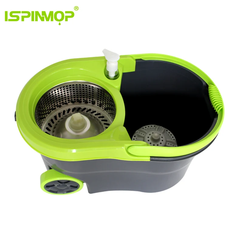 Floor Cleaning 360 Spin Magic Flat Twist Mop Set With Bucket