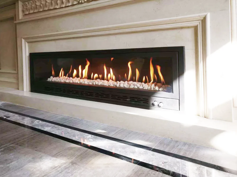 Natural gas, liquefied gas customized gas fireplace
