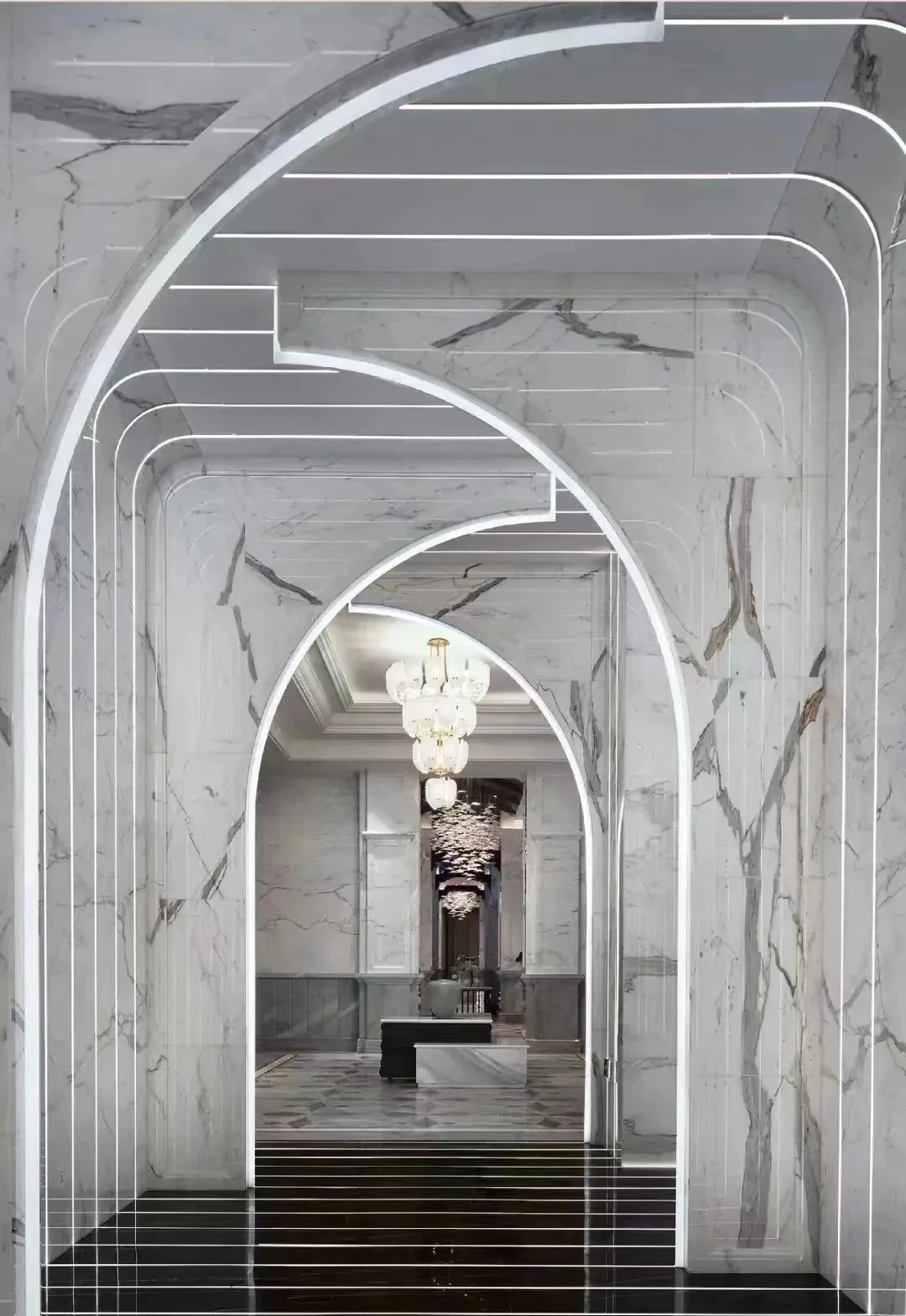 interior wall panels home decor polished Calacatta White marble artificial quartz for background Wall