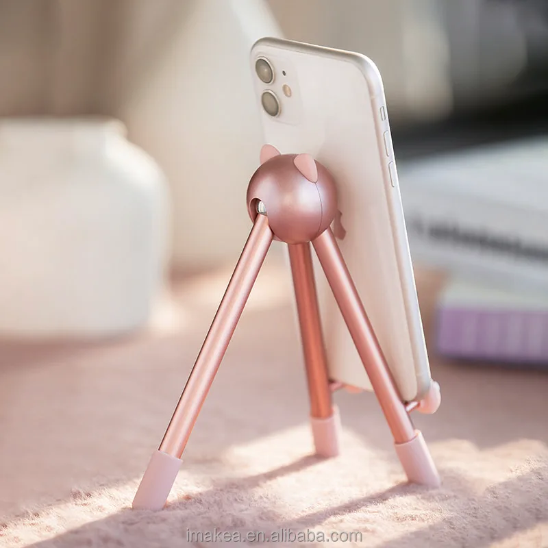 Foldable Telescopic Desk Mobile Phone Holder Stand Table  Cute Phone Holder Supply