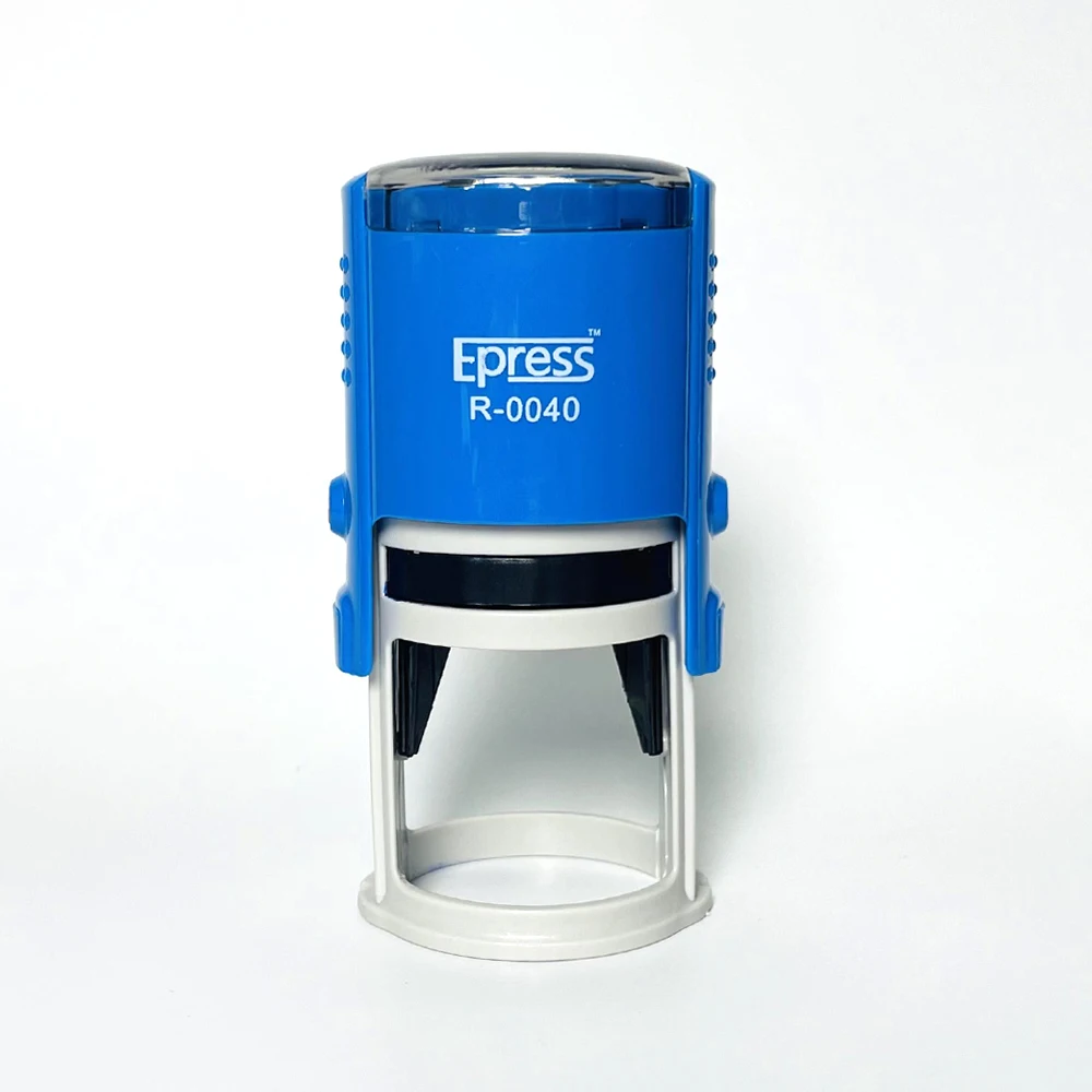 Making Machine 40 mm Round Shiny Stamp Personalized Company Custom Stamp Seal Self Inking