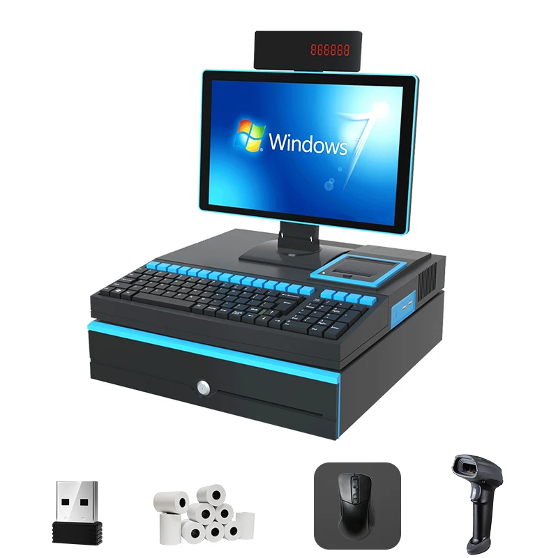 Micropos дешевые системы Windows 10 pos кассовый аппарат complet sistemas pos-машина все в одном розничном терминале pos