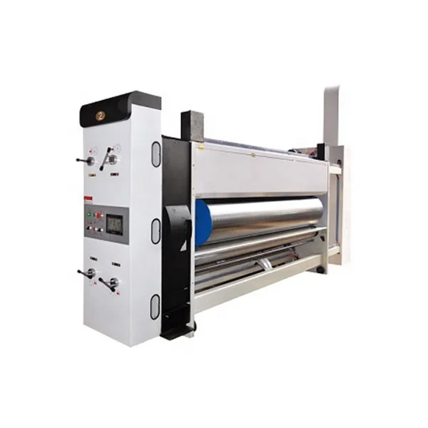 Full computer Carton box making single color flexo ink Corrugated Printing  die cutting creasing machine