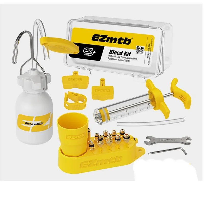 Bicycle Brake Bleed Kit 2018 STD Bicycle Hydraulic Disc Brake Oil Mineral for Shimano, Bike Brake Repair Tools