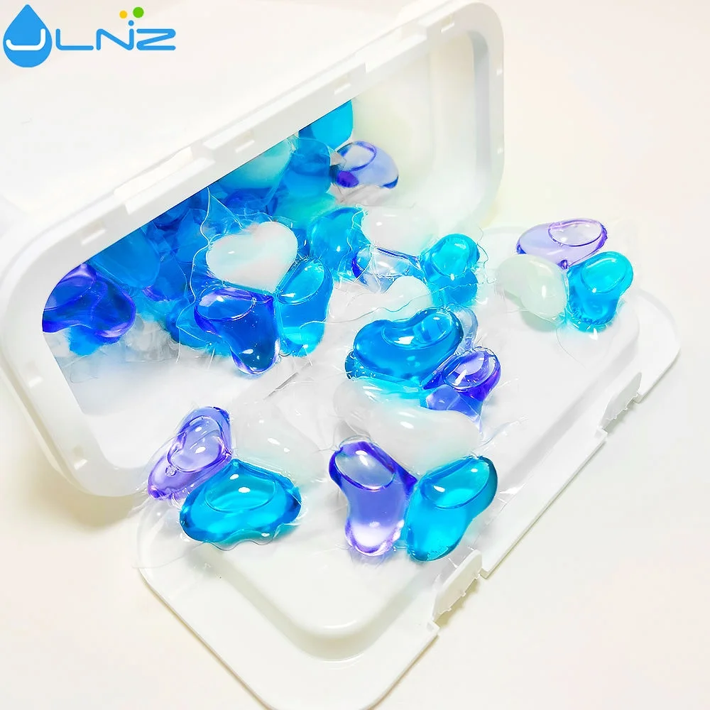 Wholesale eco friendly liquid wash capsule laundry beads cloth washing detergent pods liquid